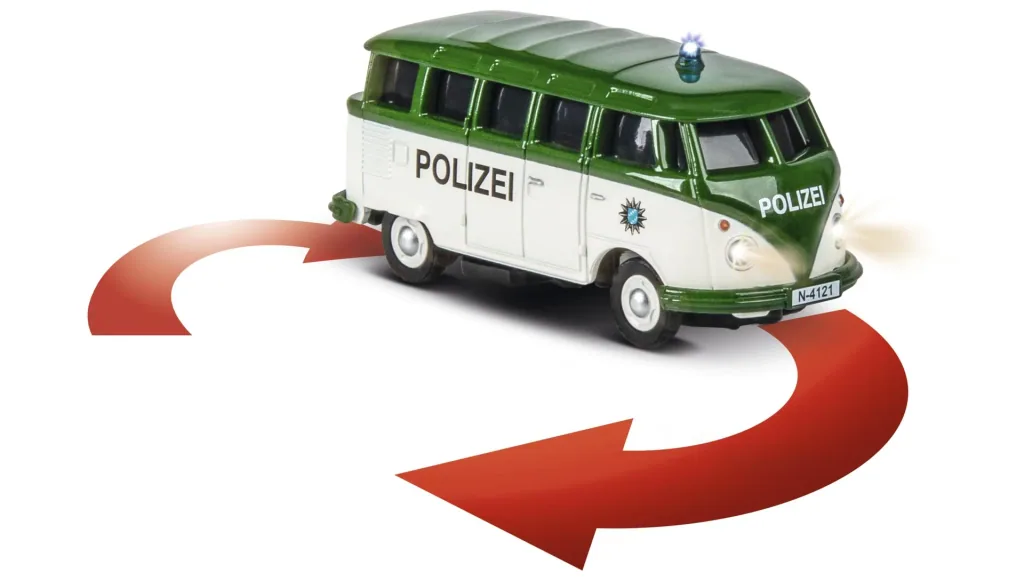 1:87 VW T1 Samba Bus Polizei 2.4G RTR