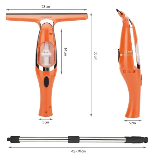 Battery-operated window cleaner