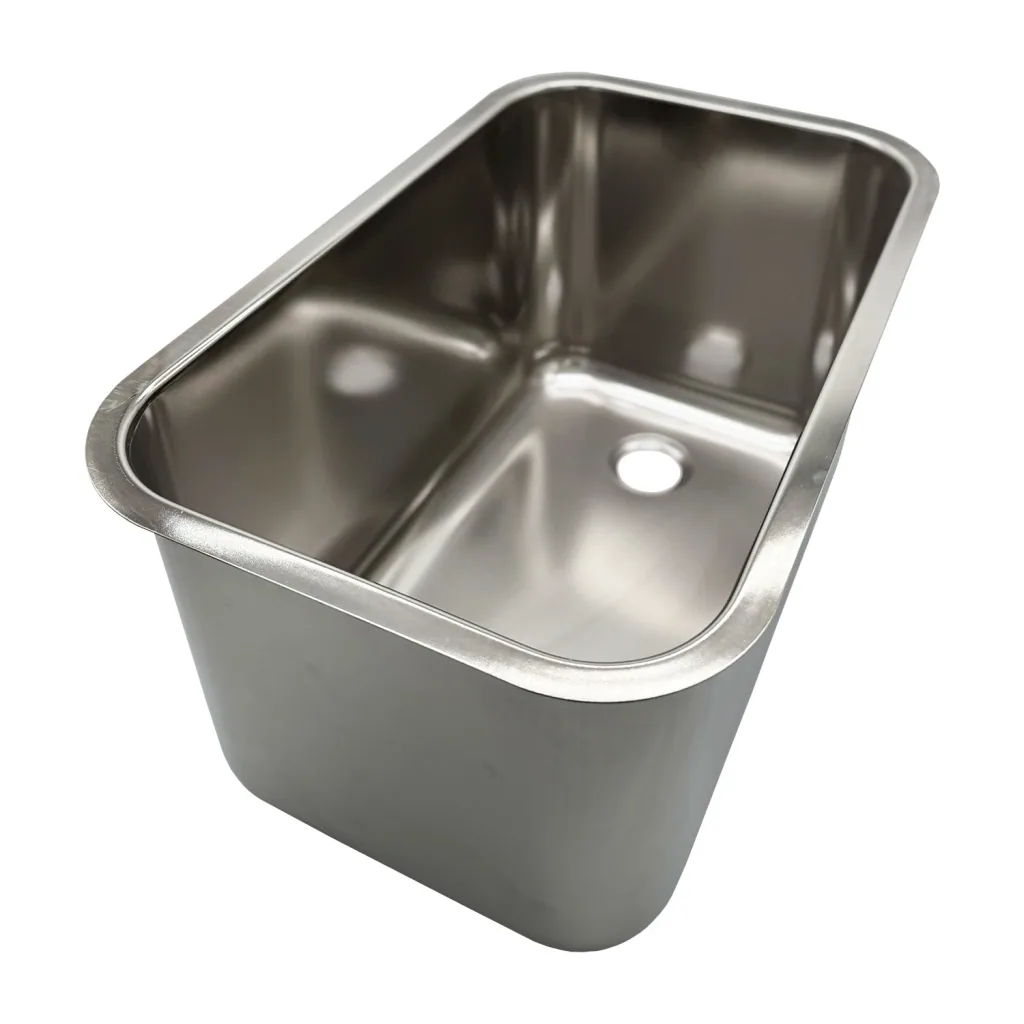 Sink Gastronorm steel stainless, 50x30x30 cm