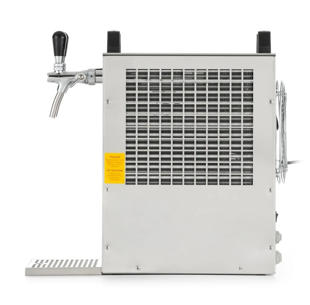 Beer dispenser, Beer machine - Kontakt 70/K 2-beer cooler-stainless steel, 90 L/h, with membrane pump