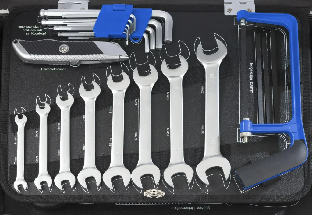 Aluminum tool case 105-piece 3/8" / 1/4"