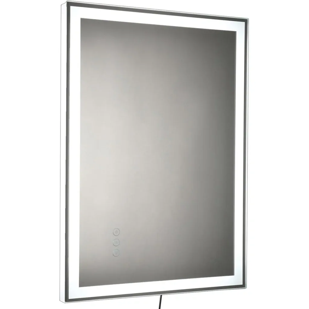 LED mirror with touch switch