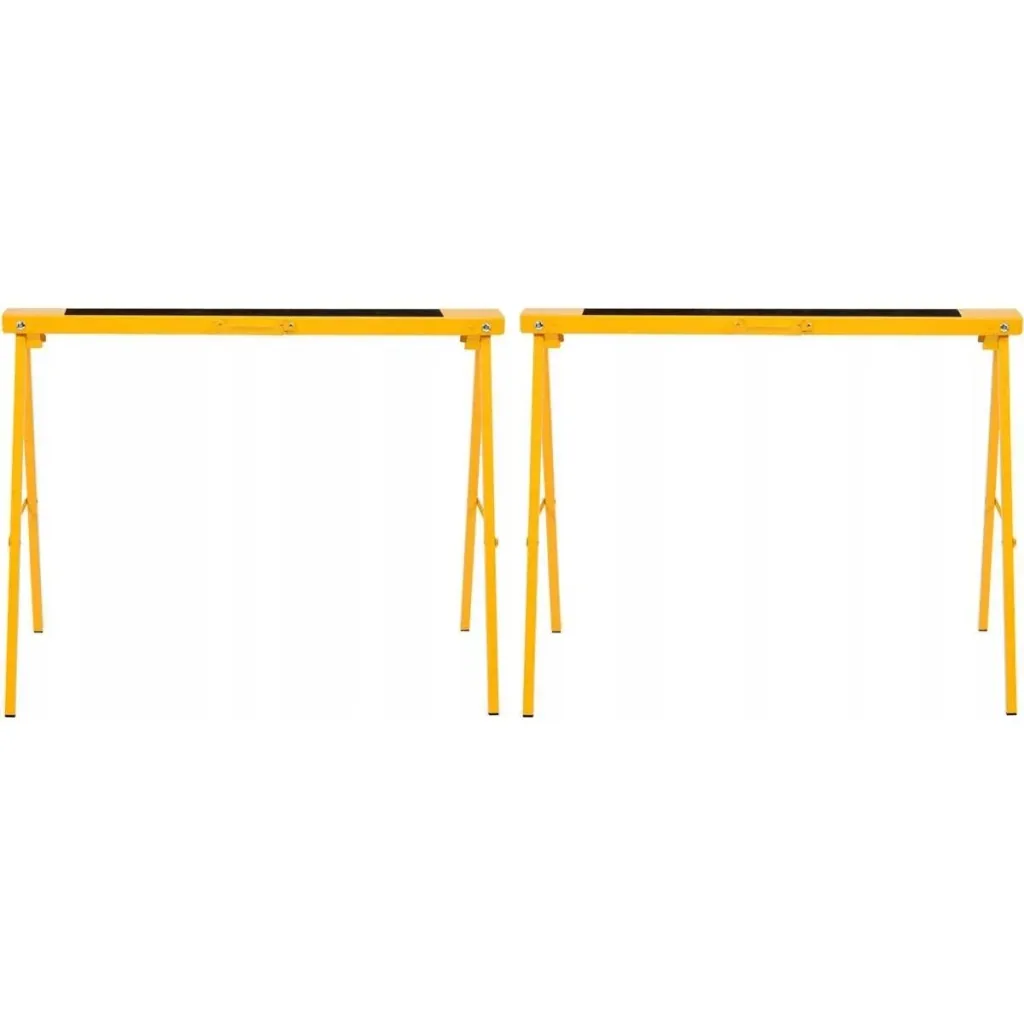 Set of 2 folding trestles - max 200kg - non-slip