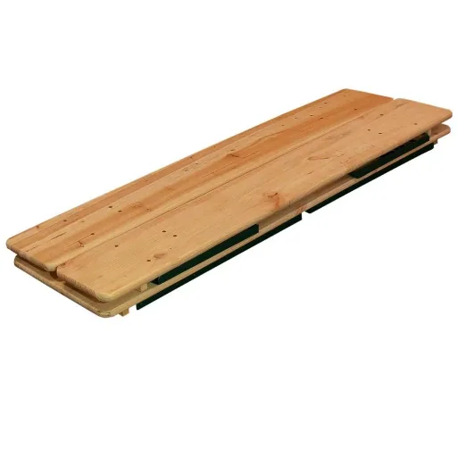 Beer table and bench - wood 1.7m