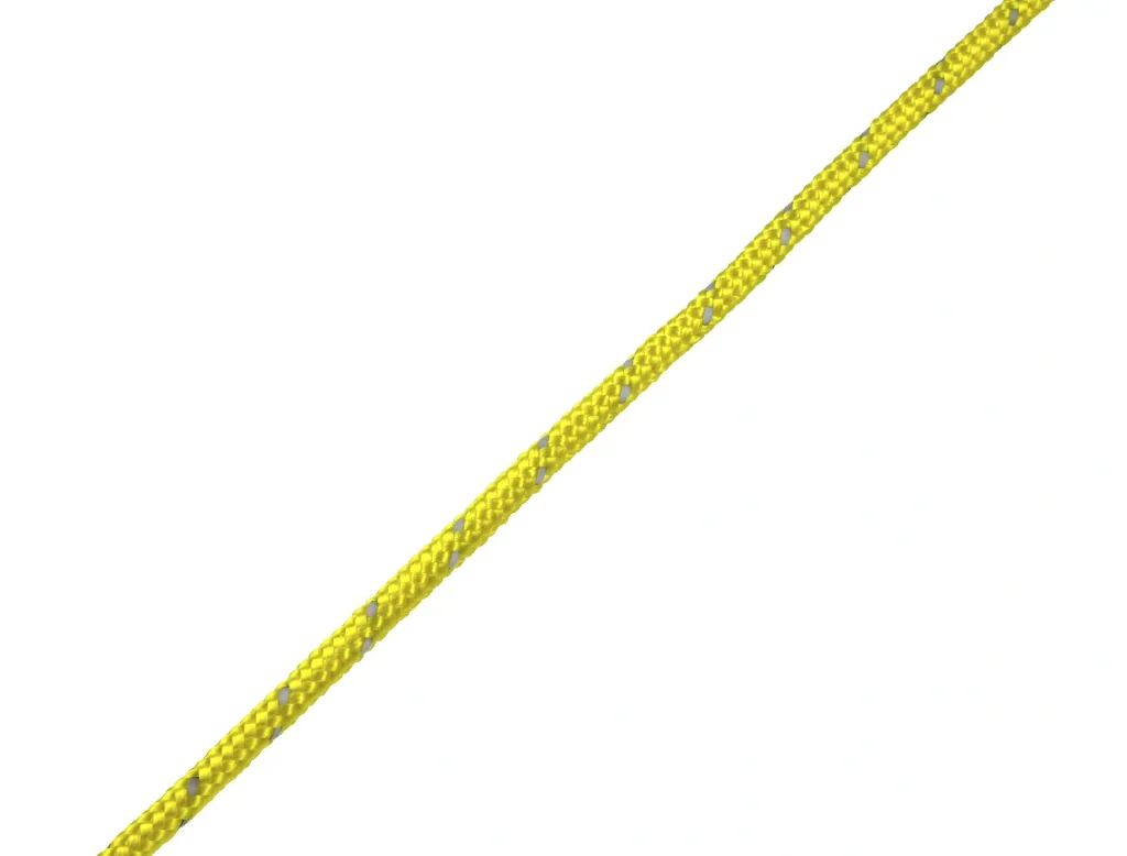 Reflective guy ropes, 4 mm, 4 m length, 4 pieces