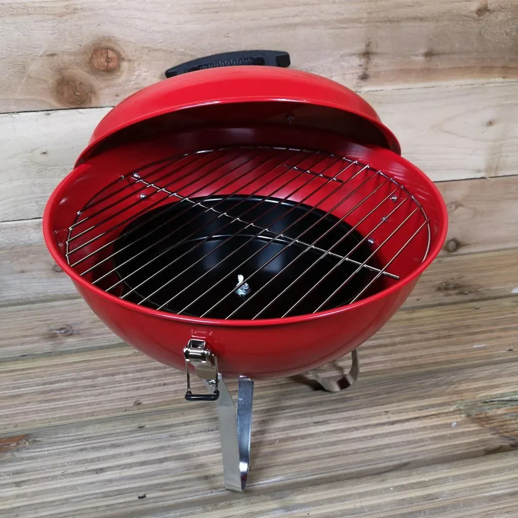 Wilderness Charcoal Grill Ball Shape - Red