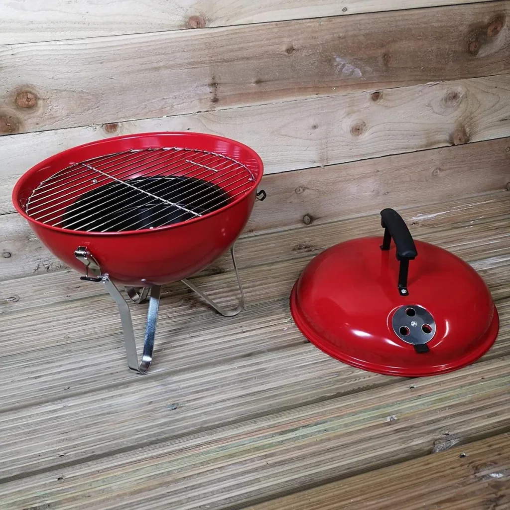 Wilderness Charcoal Grill Ball Shape - Red