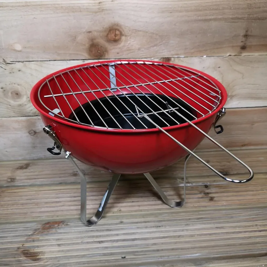 Wilderness Charcoal Grill Ball Shape - Red