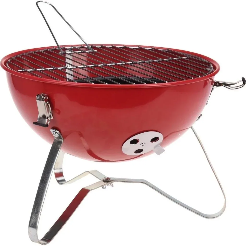 Wilderness Charcoal Grill Ball Shape - Red