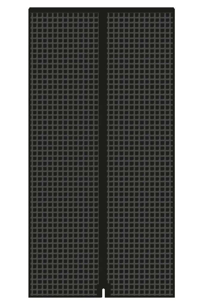 Fly screen magnetic curtain, 90 x 210 cm, anthracite