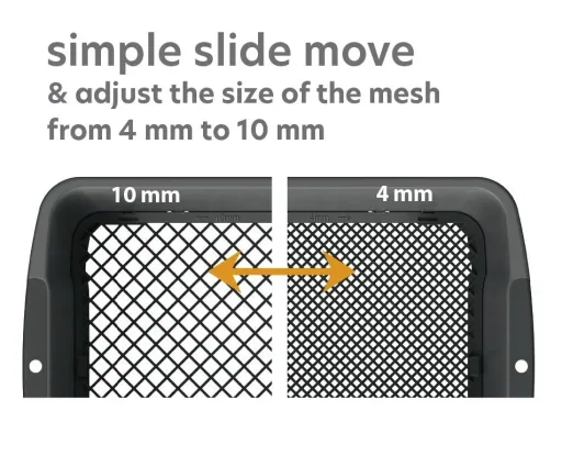 Garden sieve RESPANA, black, 394 x 300 x 110 mm