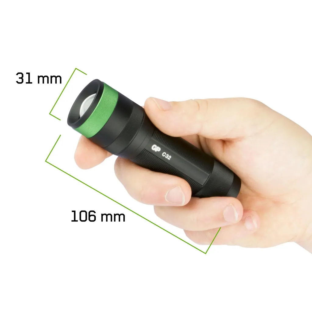 DISCOVERY flashlight with CRE LED and 300 lumens, IPX4