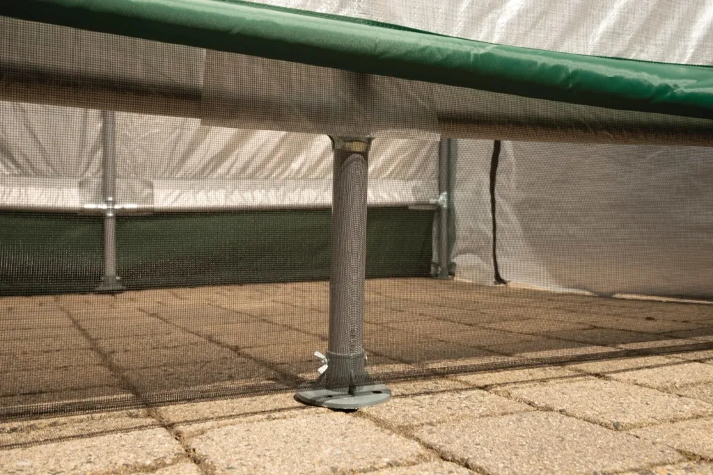 Greenhouse 4.32 m² White/Green, 180×240 cm – Polyethylene Greenhouse with Roll-Up Door, Weatherproof