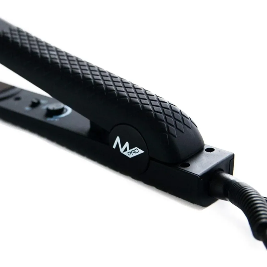 Max Pro Gloss Styling Tongs Black incl. Heat Protection Mat