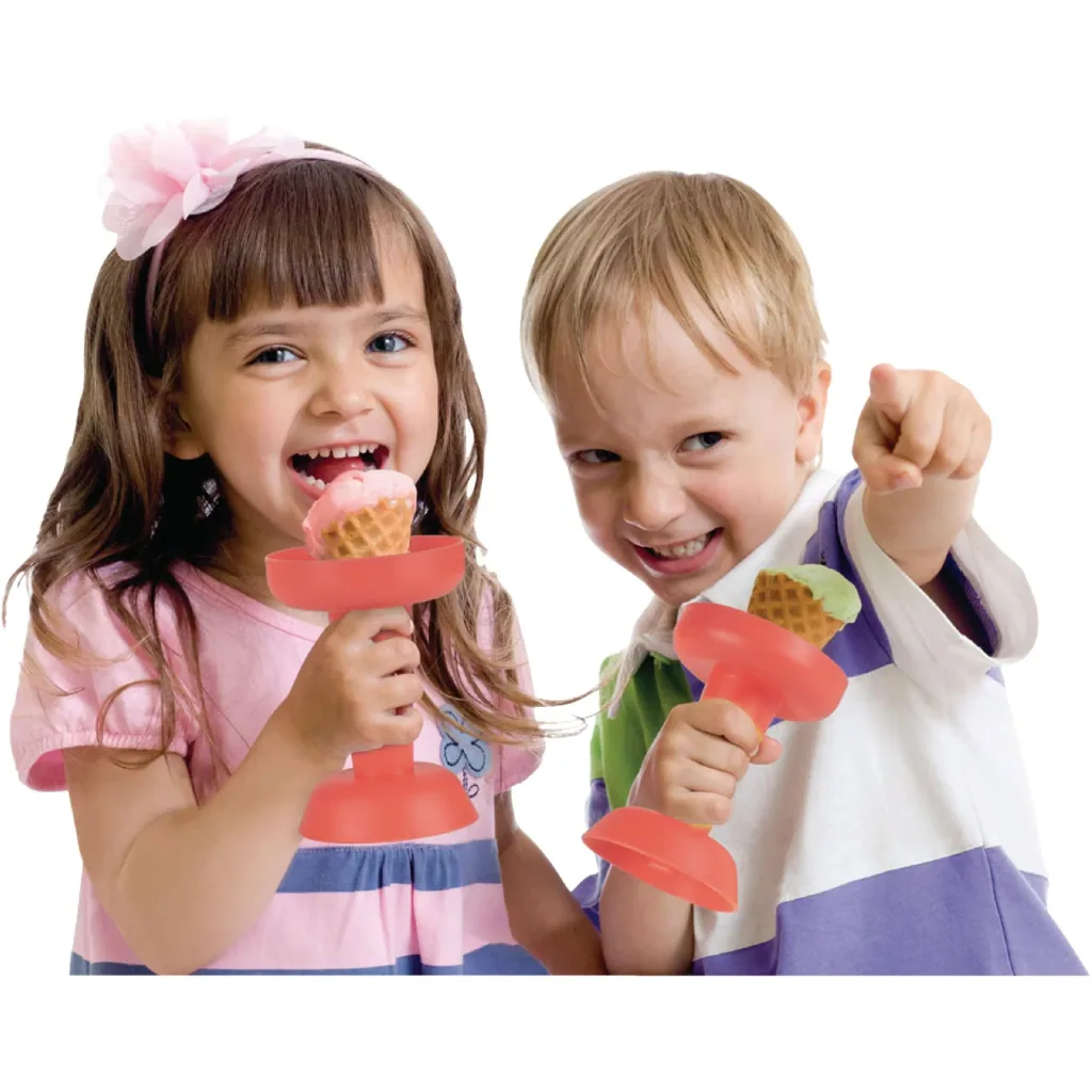 Ice cream holder 12 pcs. Multicolored