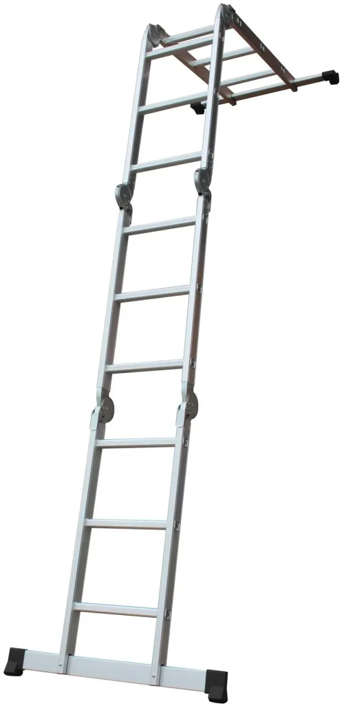 Aluminum multi-purpose ladder 4x3 rungs