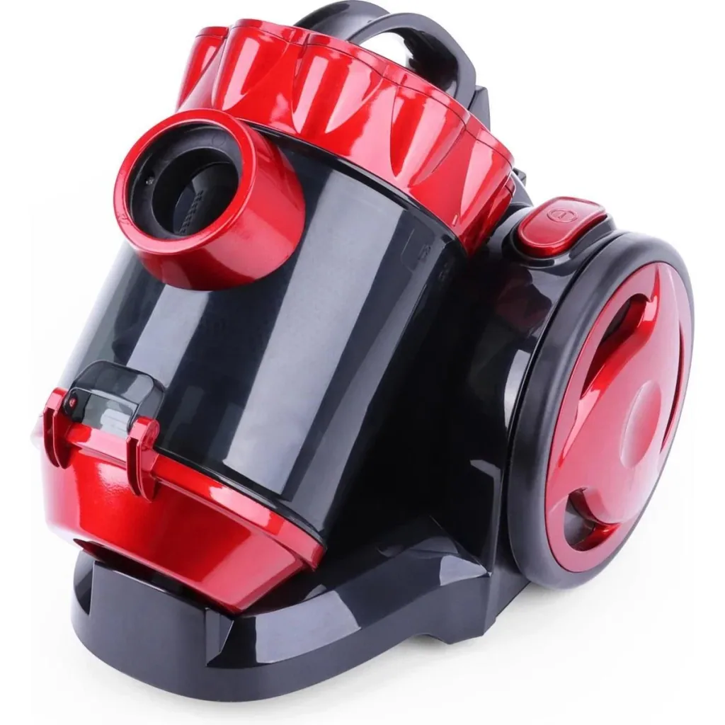 Multi-Cyclone Vacuum Cleaner - Filters Air - 1600W - Red