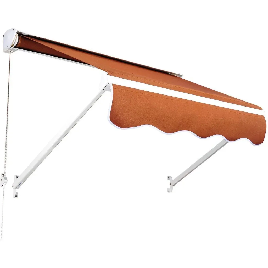 Aluminum awning clamp awning window sun protection 122 x 70 cm