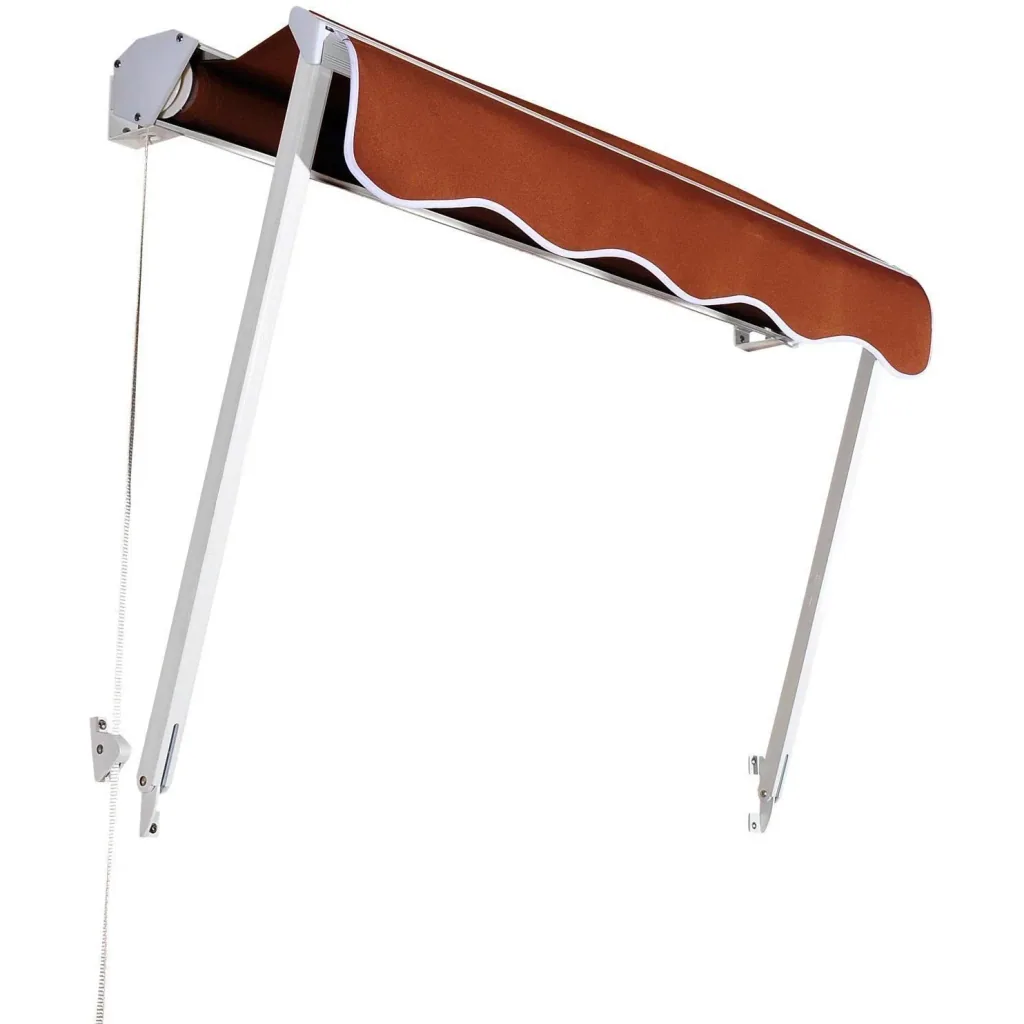 Aluminum awning clamp awning window sun protection 122 x 70 cm