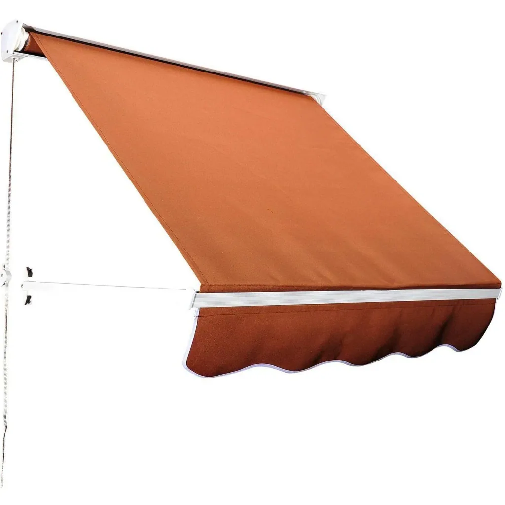 Aluminum awning clamp awning window sun protection 122 x 70 cm