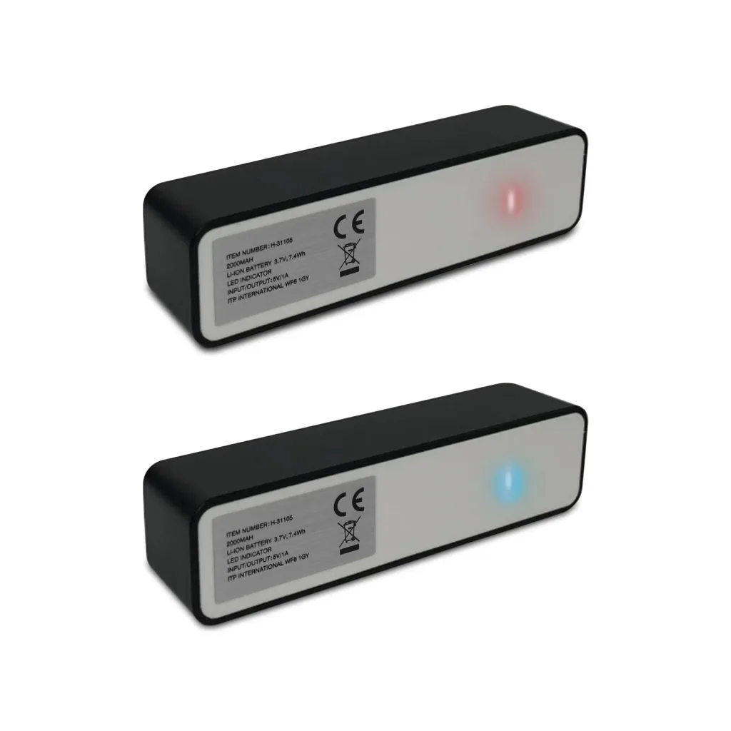 Power bank (external battery) with 2000 mAh