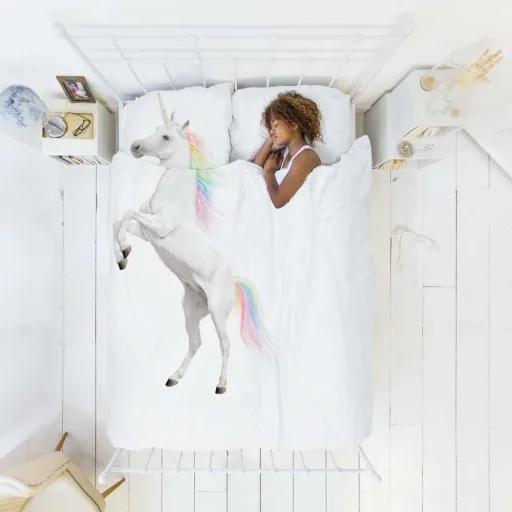 Snurk Bedding Einhorn 135 x 200