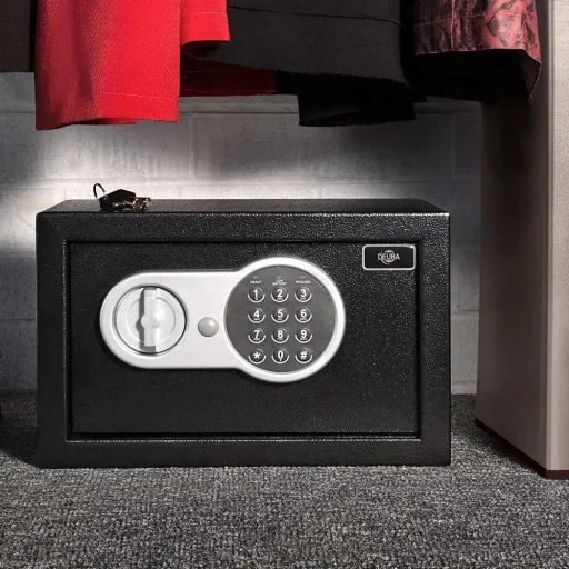 Safe electric furniture safe 31x20x20cm incl. batteries