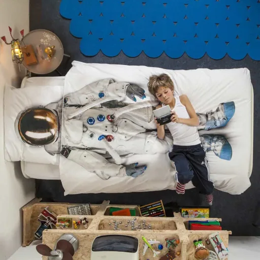 Snurk Bedding Astronaut 135 X200