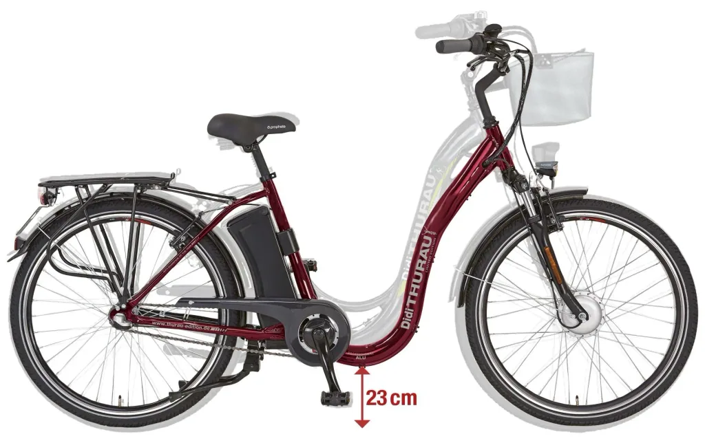 Unisex aluminum wheel scooter 3-in-1, bicycle - e-bike - e-scooter, 26 inches, frame height 46 cm, 3-speed hub gear, City Comfort
