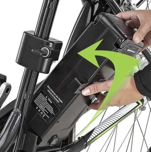 Unisex aluminum wheel scooter 3-in-1, bicycle - e-bike - e-scooter, 26 inches, frame height 46 cm, 3-speed hub gear, City Comfort