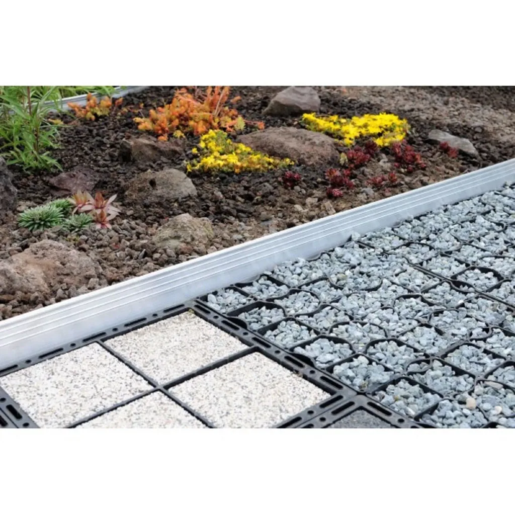 Ultra Strong Aluminium Lawn Edging 14cm x 100cm | Garden edging | Border edging