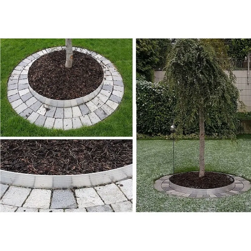 Ultra Strong Aluminium Lawn Edging 14cm x 100cm | Garden edging | Border edging