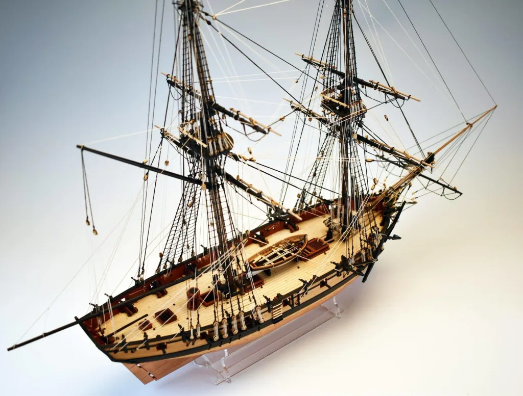 HMS Speedy kit in 1:64 scale