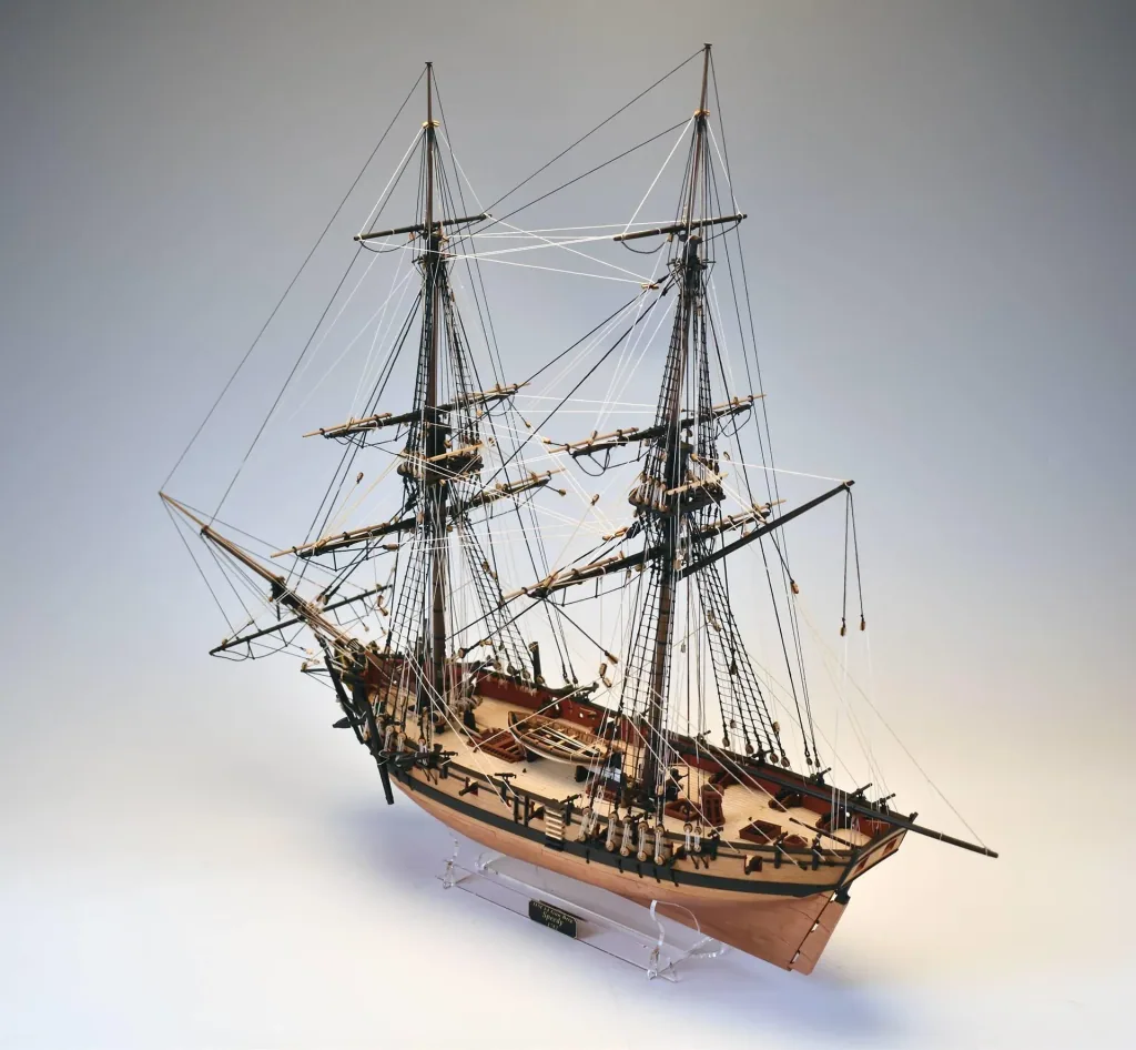 HMS Speedy kit in 1:64 scale