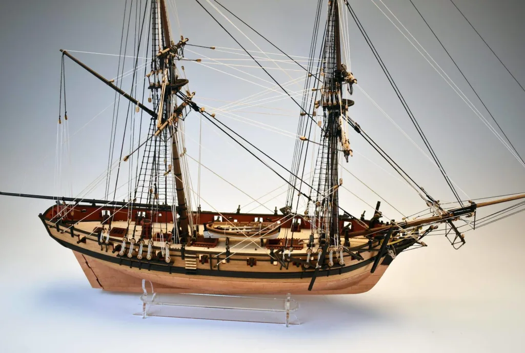 HMS Speedy kit in 1:64 scale