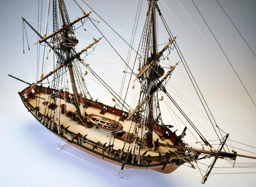 HMS Speedy kit in 1:64 scale