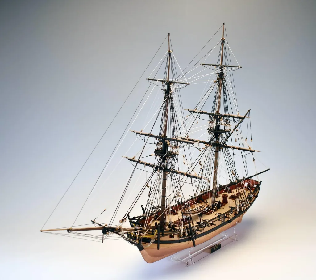 HMS Speedy kit in 1:64 scale