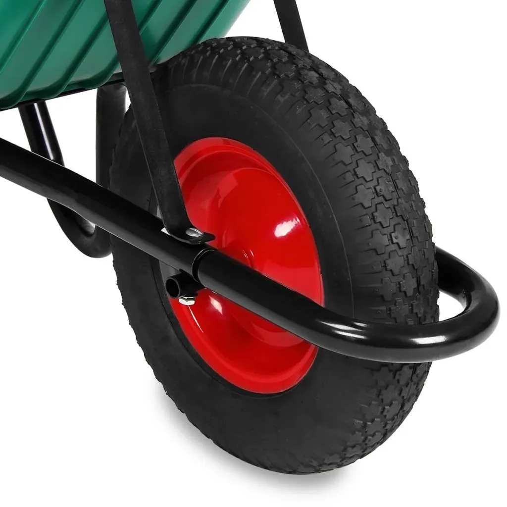 Plastic wheelbarrow 100L