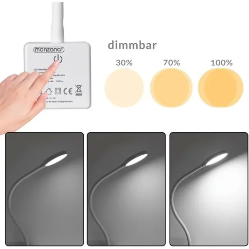 LED wall light Iys White