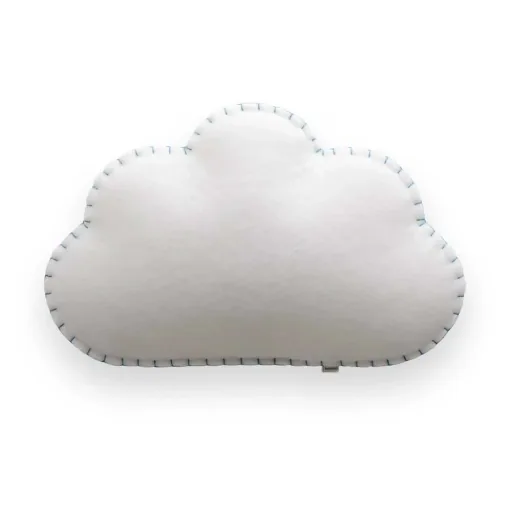 Buokids soft lamp night light/wall lamp cloud, Version: Cord & connector; Color of the seam: yellow