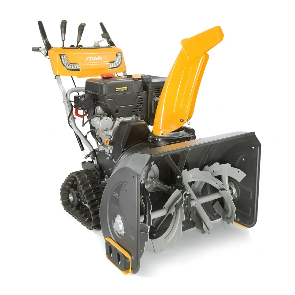 Petrol snow blower ST 6272 P TRAC with crawler drive.