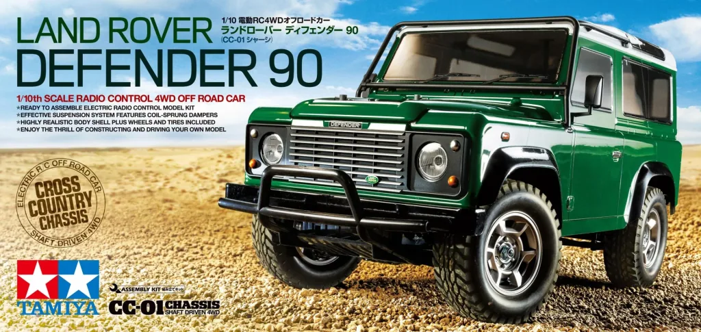 RC Land Rover Defender 90 CC-01, scale 1:10