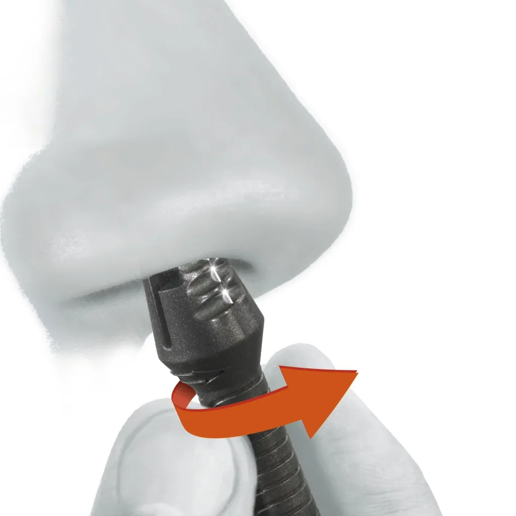 Nose hair trimmer, 8 cm anthracite