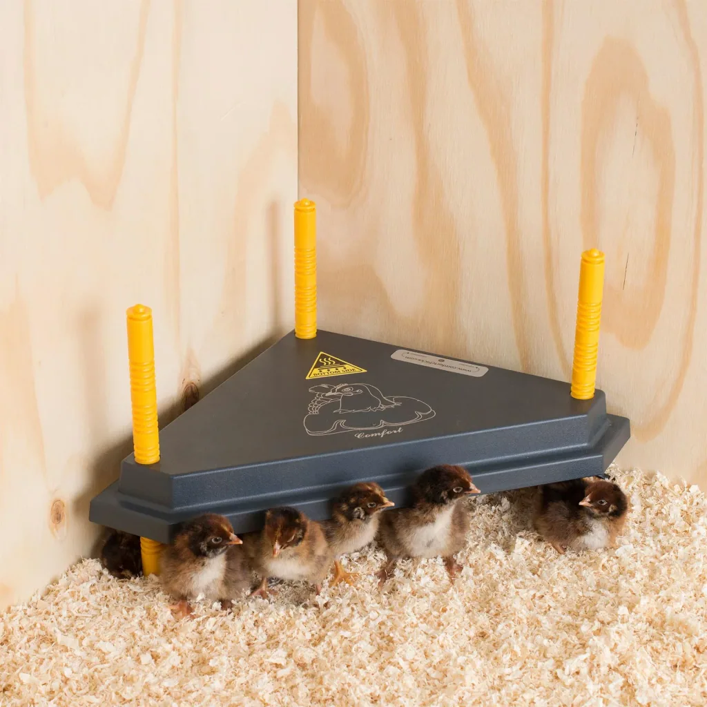 Comfort triangular heating plate 30x30cm for chicks, 13W/ 220-240V