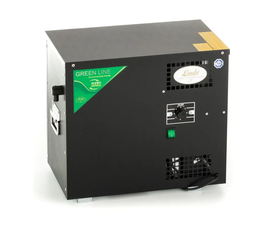 Beer Dispenser, Beer Machine - AS-40, 2-line, flow cooler, wet cooler, Green Line