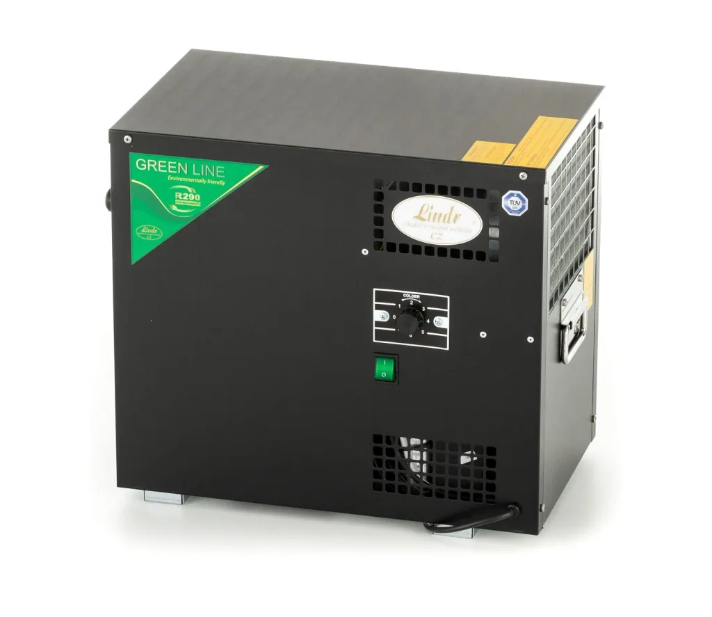 Beer Dispenser, Beer Machine - AS-40, 2-line, flow cooler, wet cooler, Green Line
