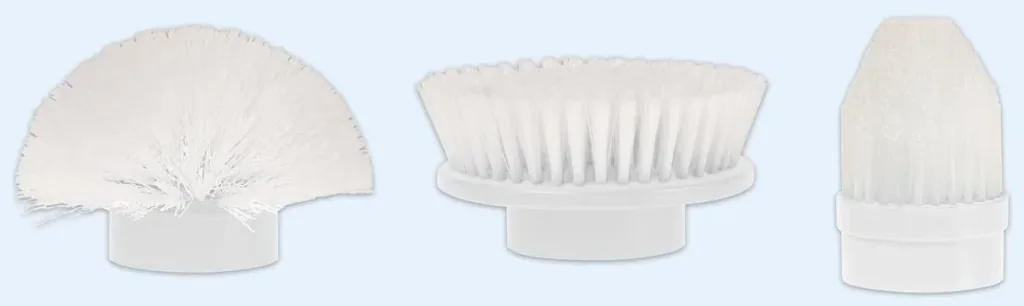 Replacement brushes "Hurricane Spin Scrubber", white, 3-piece