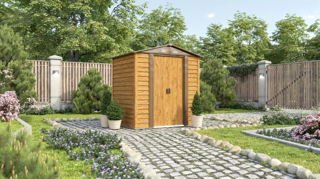 Tool shed FRANKFURT II 65, wood look