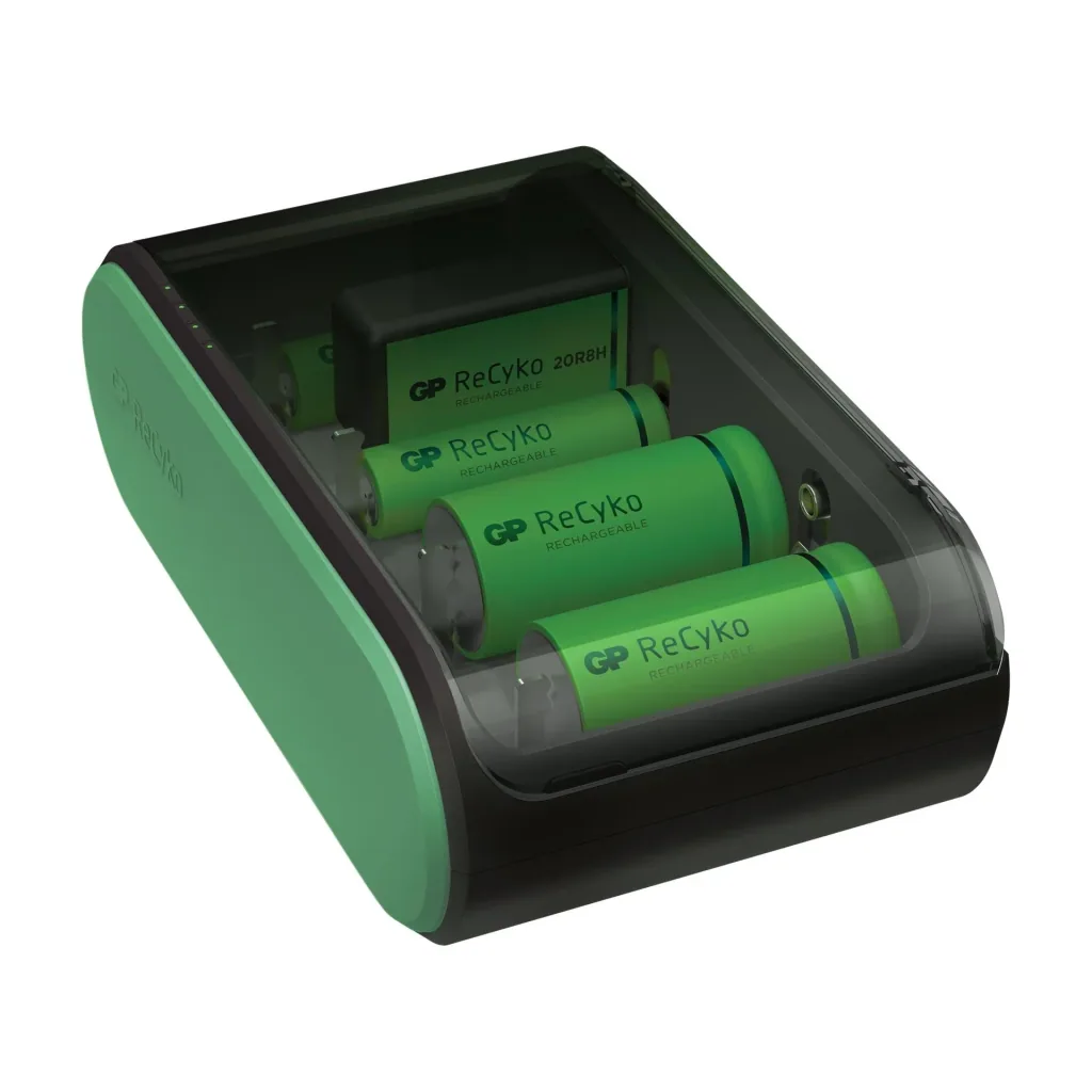 USB universal charger for all common NiMH batteries