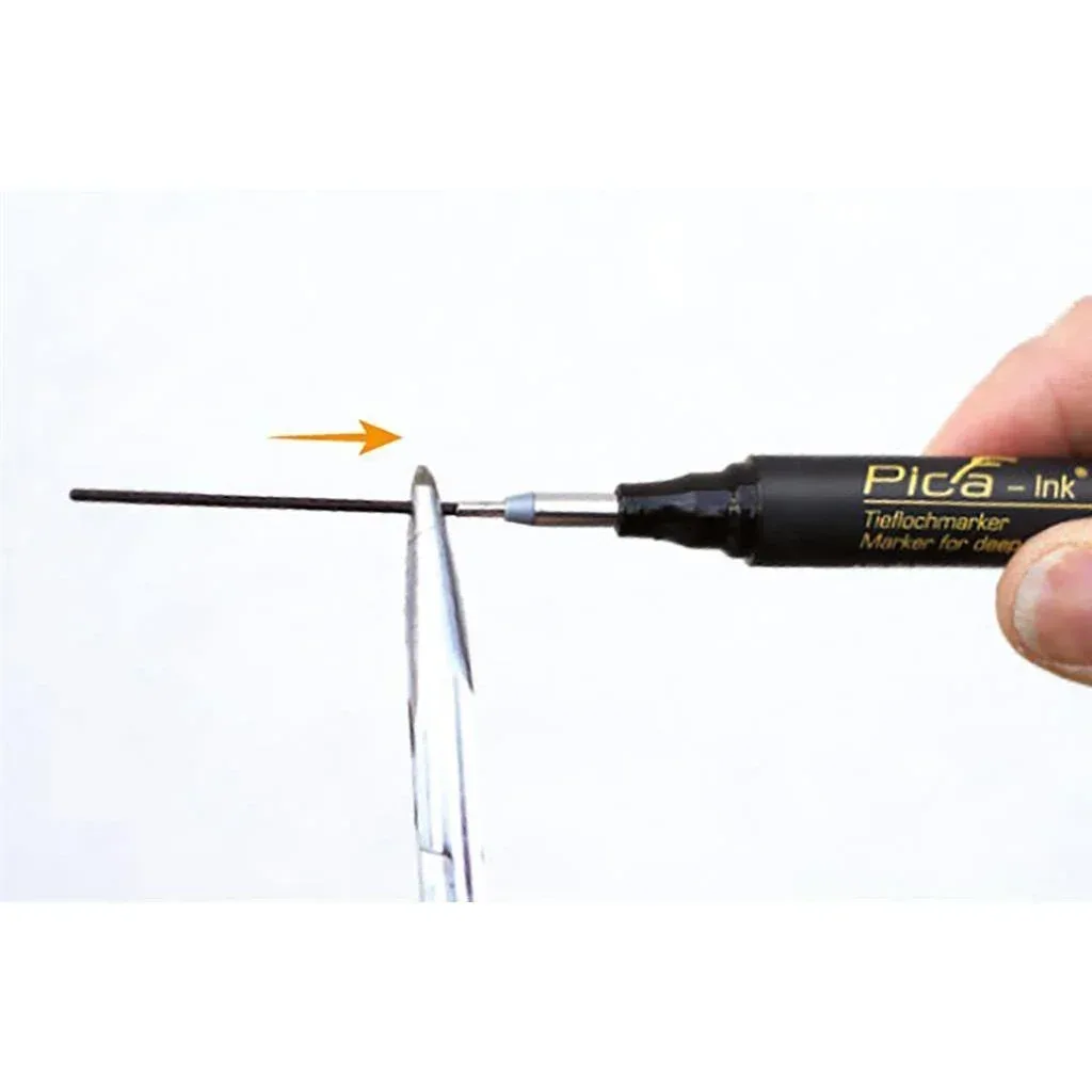 Blis 150/40 marking pen for deep holes - permanent - red